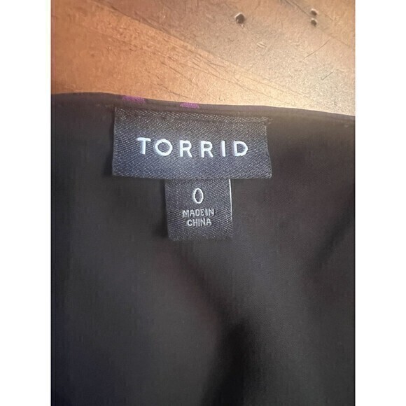 Torrid Sophie Chiffon Double Layer Swing Cami Top in Confetti Size 0 - Picture 4 of 8